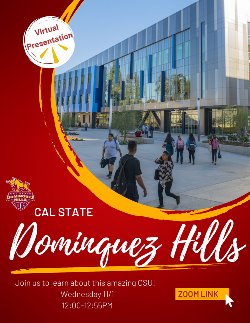 CSU Dominguez Hills Presentation Flyer